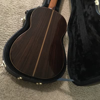 Yamaha  C-300 concert classical guitar  1970s Solid Spruce and rosewood back and sides image 14