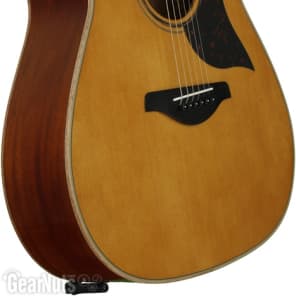 Yamaha A3M ARE Dreadnought Cutaway Acoustic-electric Guitar - Vintage Natural image 2