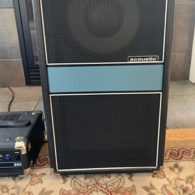 Acoustic 260 Head and Cabinet 100 Watt 1x10" Bass Amp Mini-Stack with Owners Manual  MINI JACO!! image 9