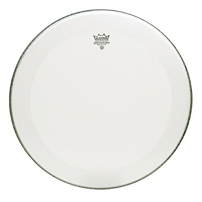 Remo P31120C1 20Inch Coated Powerstroke 3 Drumhead, White Reverb