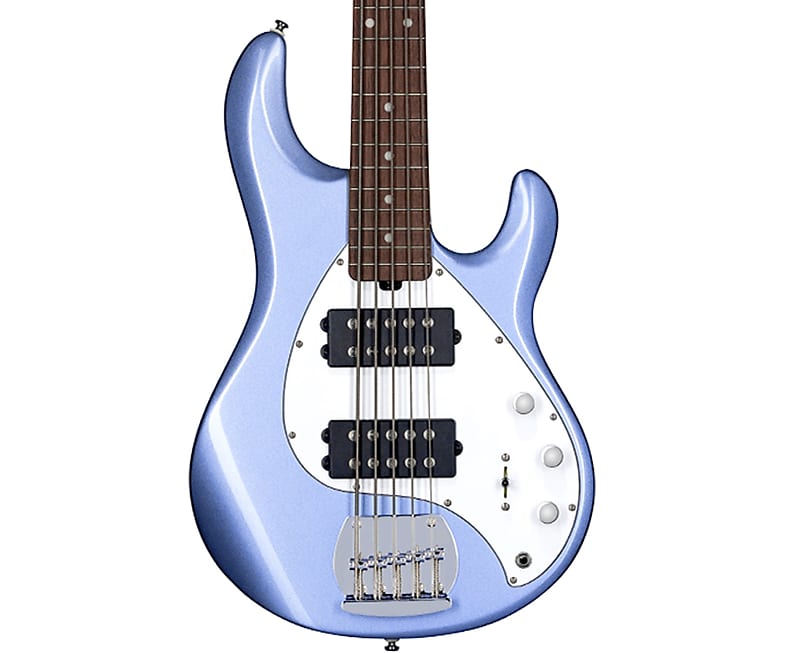 Sterling by Ernie Ball Ray5HH Bass Guitar in Lake Blue Metallic image 1