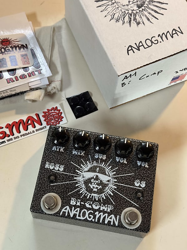 Analogman Bi-Comprossor Compressor Pedal | Reverb