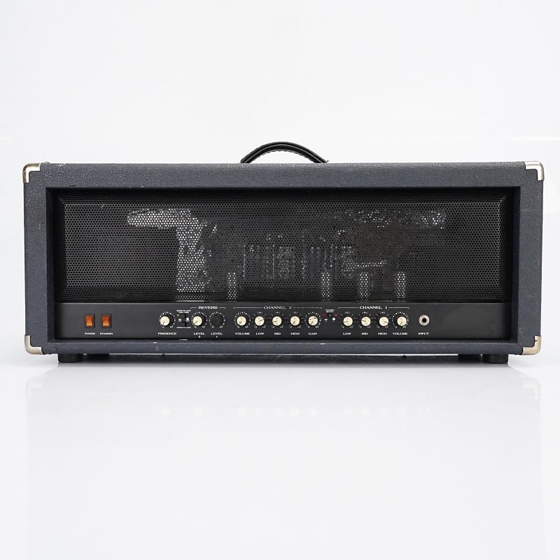 Crate BV120H Blue Voodoo 2Channel 100W Tube Guitar Amp Head Reverb