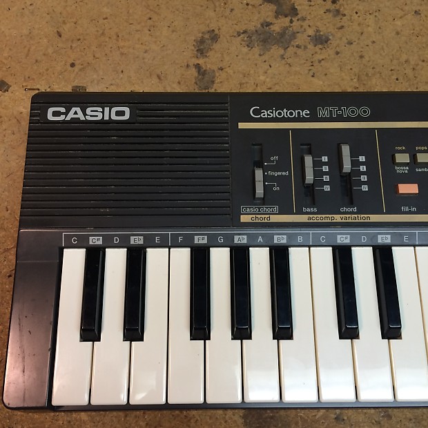 Casio mt 100 keyboard shop