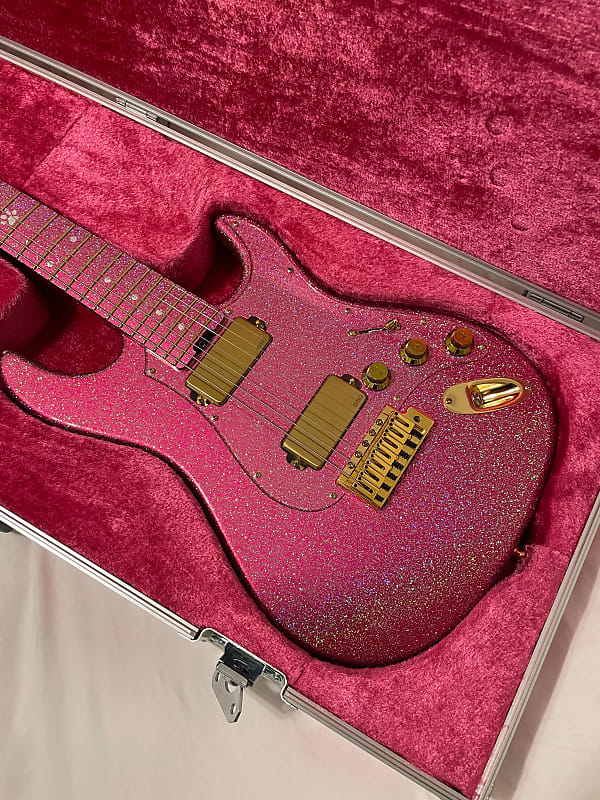 ESP Custom Shop SNAPPER-7 Ohmura Custom “Pink Monster” - 15th Anniversary  Limited Edition 2021 - Twinkle Pink
