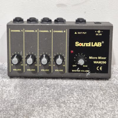 Optimus SSM-1750 4 Channel Stereo Audio Mixer | Reverb