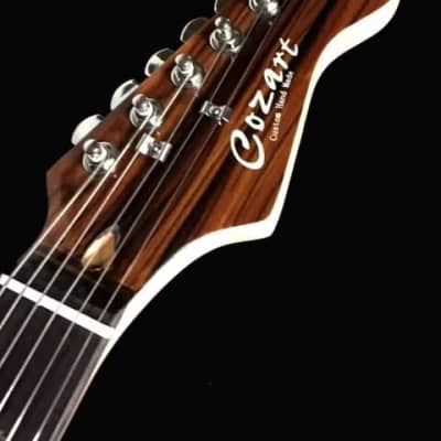 Custom Cozart Exotic SEMI HOLLOW STRAT STYLE ELECTRIC GUITAR image 4