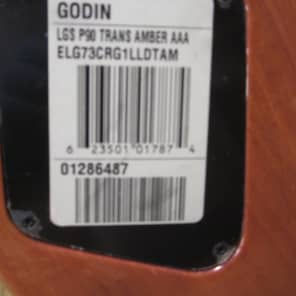 2001 Godin LGS P-90 Ltd Ed NAMM Show Guitar AAA  Flame Maple Top 1 of 100 Free US Shipping! image 5