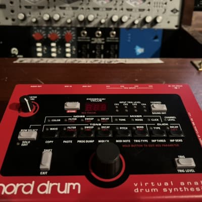Nord Drum 4-Channel Virtual Analog Drum Synthesizer 2012 - 2013 - Red image 5