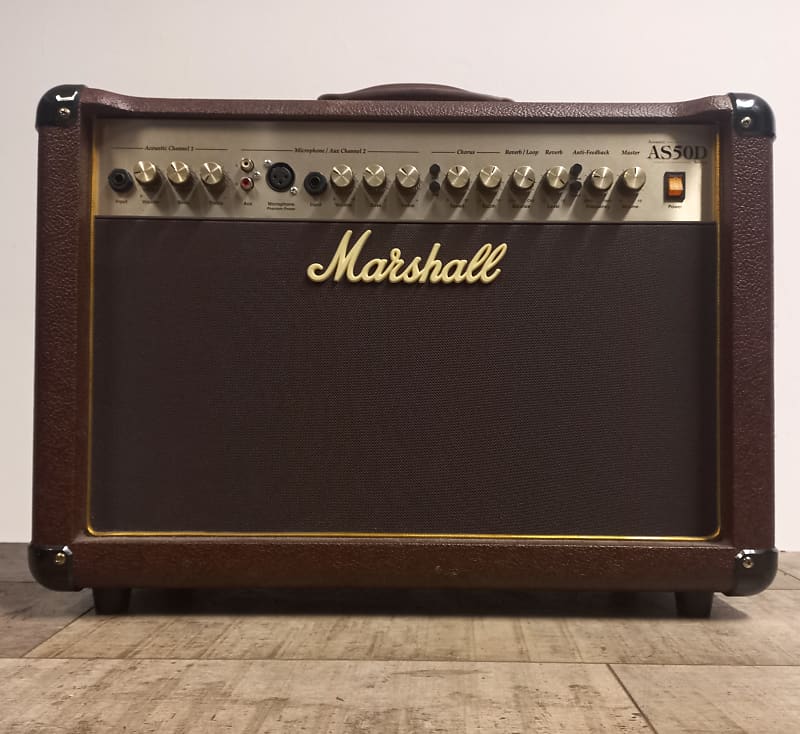 Marshall Acoustic Soloist AS50D 2-Channel 50-Watt 2x8" Acoustic Guitar Combo 2007 - Present - Brown image 1
