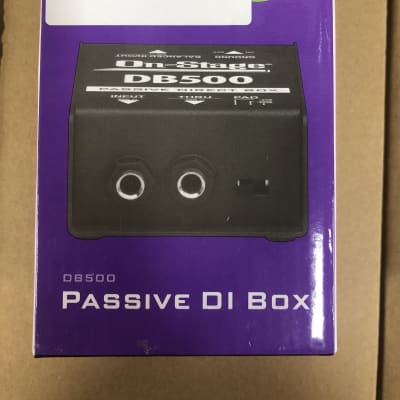 On Stage DB500 Passive DI Box