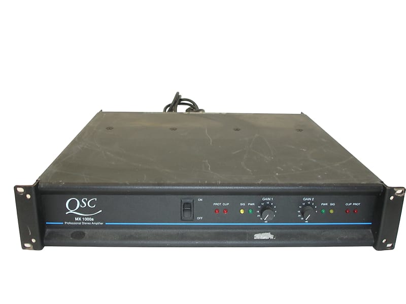 QSC MX 1000a Stereo Power Amplifier | Reverb