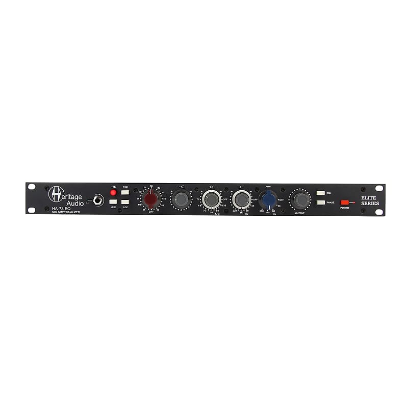 Heritage Audio HA-73 EQ Elite Series Single-Channel Mic Preamp / EQ