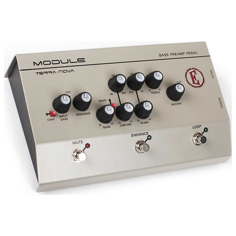 Eden Module Terra Nova Bass Preamp Pedal with Power Supply | Reverb