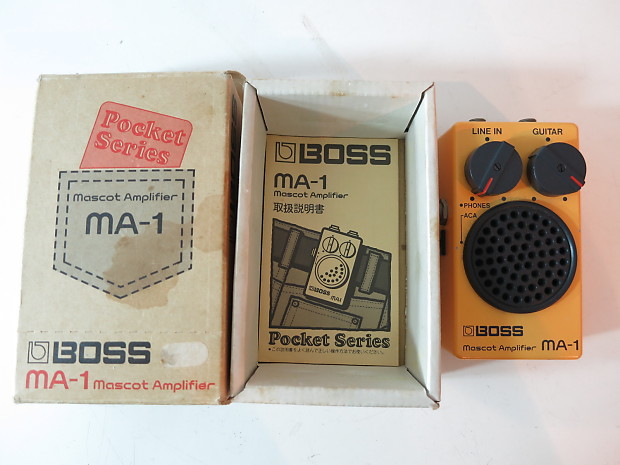 Vintage 1980s Boss MA-1 Mascot Amplifier Pocket Sized Amp Rare Amp Sound  Killer Instant Queen Zep!