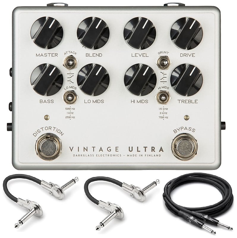 New Darkglass Vintage Ultra V2 w/ Aux-In Distortion Bass Guitar Preamp Pedal