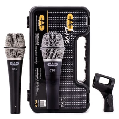CAD Audio C92 Premium Cardioid Condenser Handheld Vocal Microphone image 4