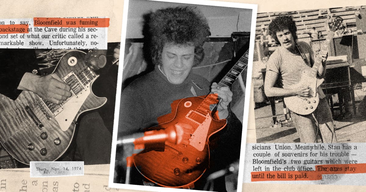 The Mysterious Tale of Mike Bloomfield s Burst Reverb News