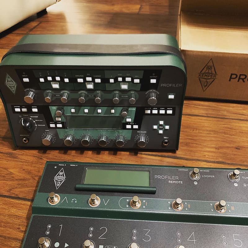 Kemper Amps Profiler PowerHead 600-Watt Modeling Guitar Amp Head with  Remote Controller Pedal