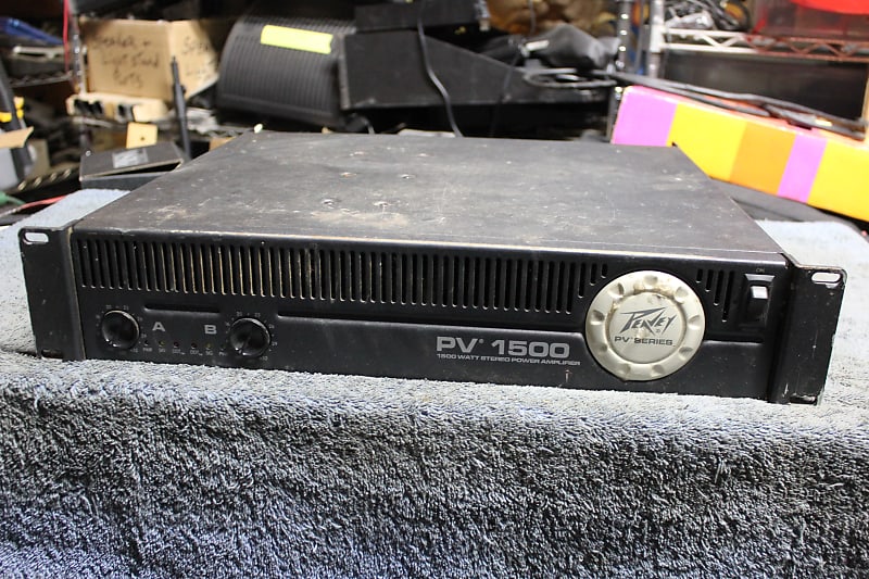 Peavey PV1500/2 Channel Rack Mount Power Amp Reverb