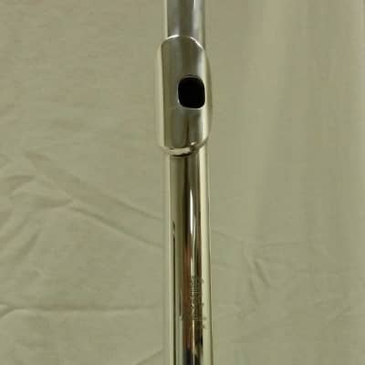 NEW Wm S Haynes Ventus VFL10S (Amadeus AF700) Silver Flute 14K Gold Riser Offset G Open Holes B Foot image 3