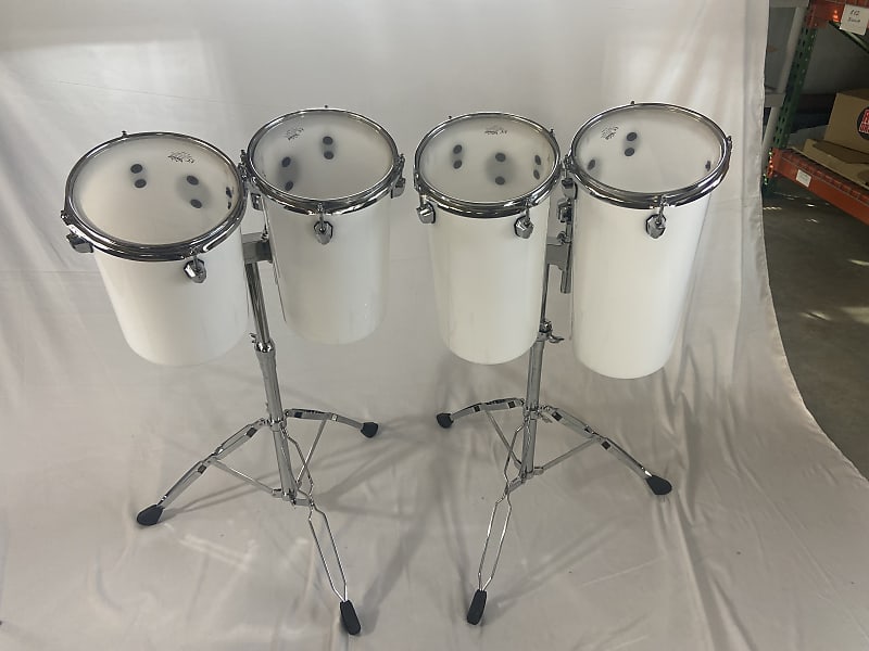 Concert Toms. RL Drums RL8-1218-W-WS 2023 - White acrylic image 1
