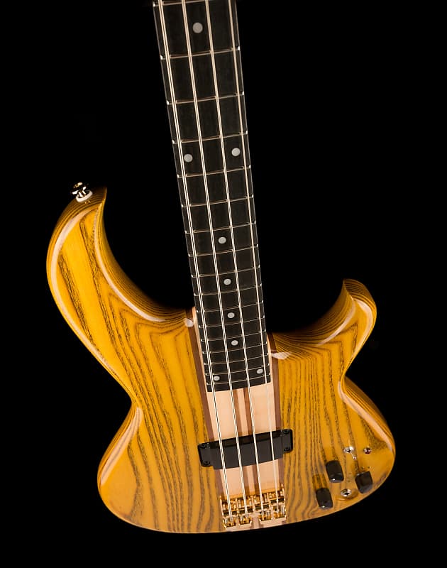 Aria Pro II SB-1000 Reissue 4-String Electric Bass Guitar Made in Japan Oak  Natural with Gig Bag | Reverb