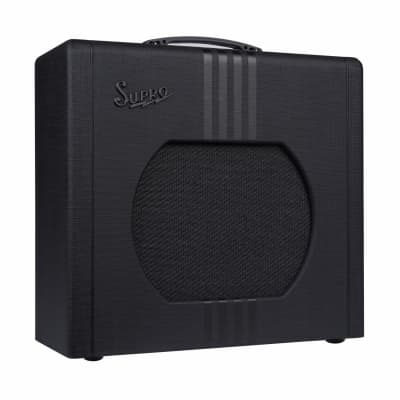 Supro 1822R Delta King 12 15-Watt 1x12" Guitar Combo + Black / Black Stripes + NEW from the GREAT guitar store in AUSTRIA image 1