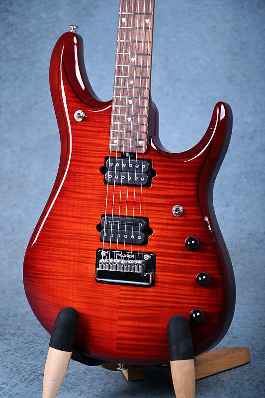 ギター Music Man JP XI BFR Ernie Ball Music Man JPXI BFR 6 - Cardinal Red Sparkle