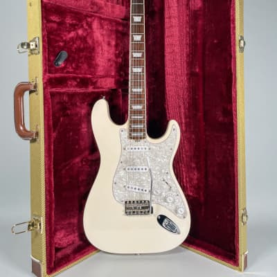 Hamiltone NT/ST Strat Style Arctic White Finish Electric Guitar w/HSC for sale