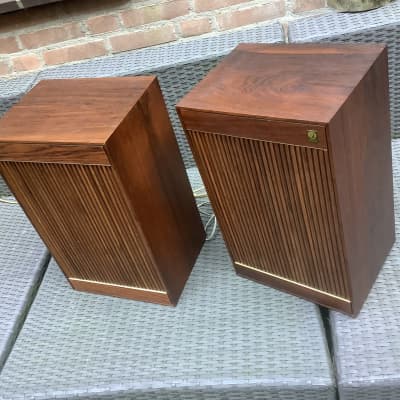 Svenska SINUS Swedish Design 60’s 70’s Sinus 1017 speakers loudspeakers Gorgeous wood look image 5