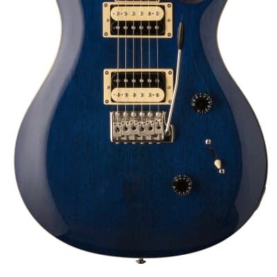 Paul Reed Smith PRS SE Standard 24 Electric Guitar Translucent Blue w/Bag image 2