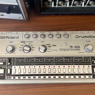 Roland TR-606 Drumatix 1980s - Silver