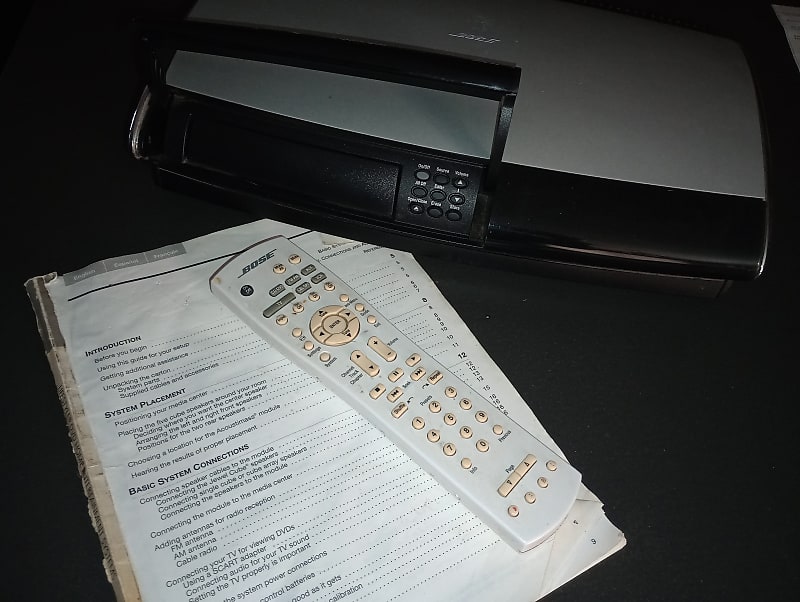 Bose AV 18 Media Center 2007 - Silver/black  			