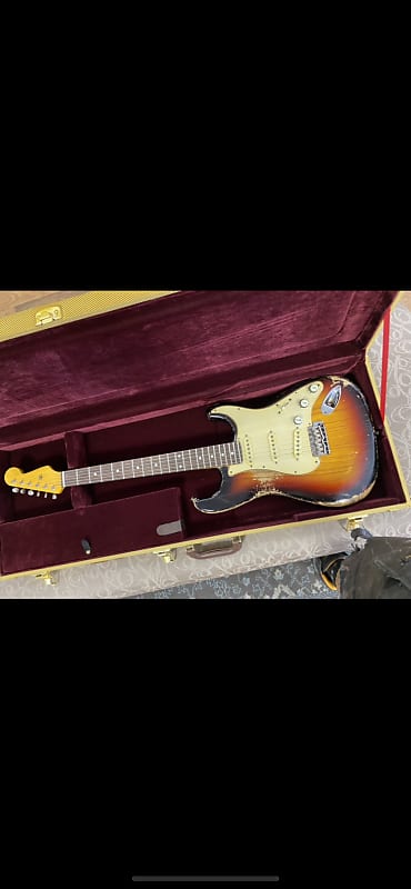 Fraser Stratocaster 2022 3 tone sunburst image 1