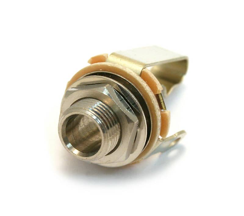 New - Switchcraft USA 1/4" Mono Input Jack for Guitar or Bass EP-0055-000 image 1