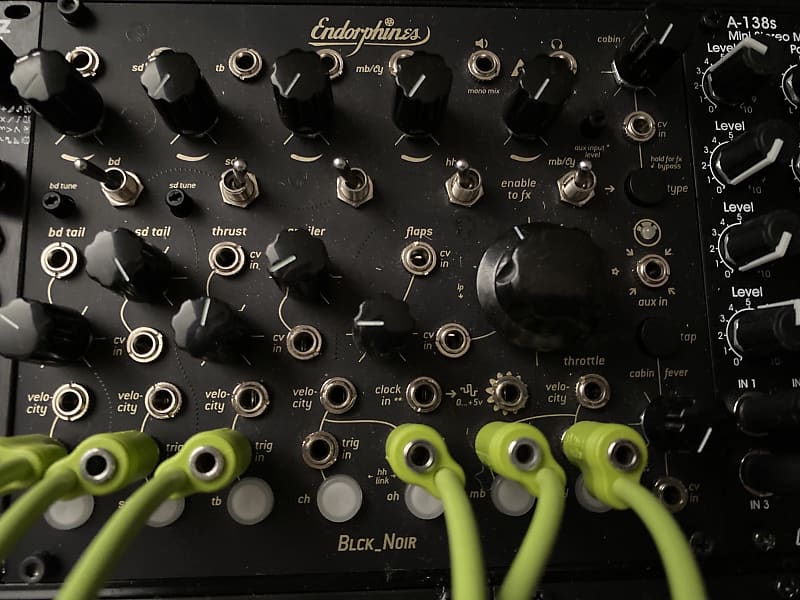 Endorphin.es Blck_noir CR78 Eurorack modular Synthesizer make Noise drum Modul image 1