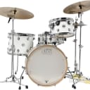 DW 4pc Design Series Frequent Flyer Drum Set Kit Gloss White