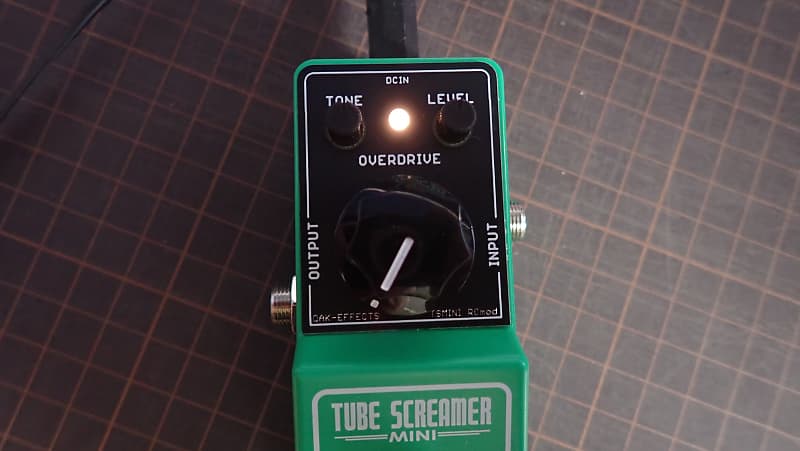 ギター TUBE SCREAMER MINI mod by OAK-EFFECTS OAK-EFFECTS TSMINI RCmod Ibanez TUBE SCREAMER MINI mod by