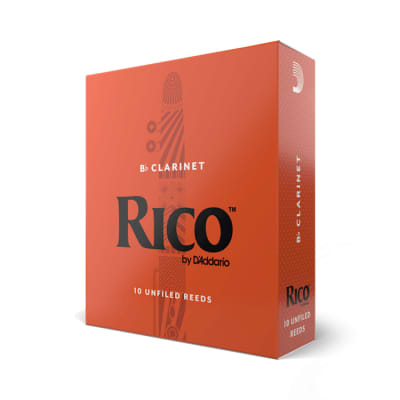 D'Addario Rico RCA1025 Bb Clarinet Reed 10-Pack, Strength 2.5 image 2