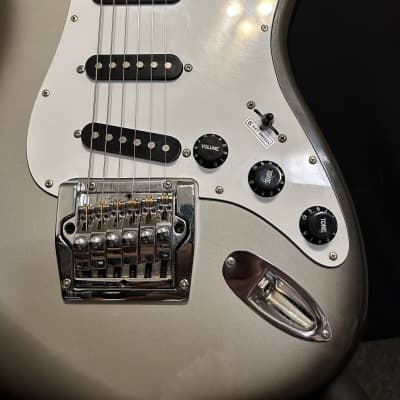 Japan Made Silverburst Strat Style Electric Guitar Silver Guitar #332 image 8