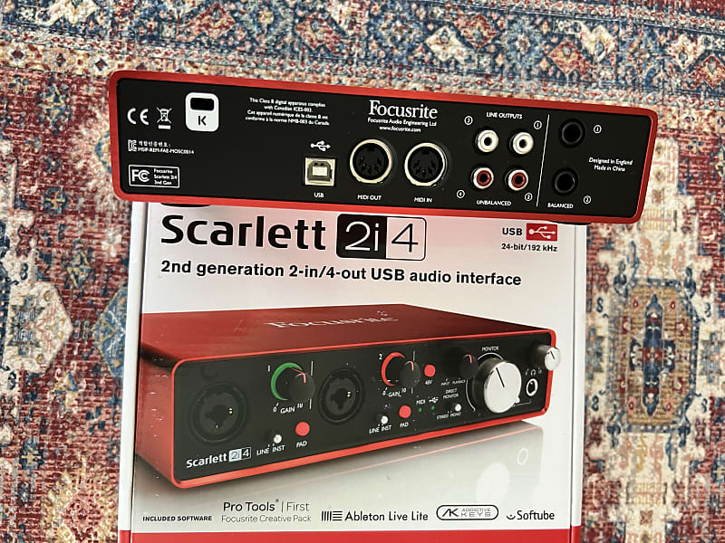 Focusrite Scarlett 2i4 2nd Gen USB Audio Interface | Reverb