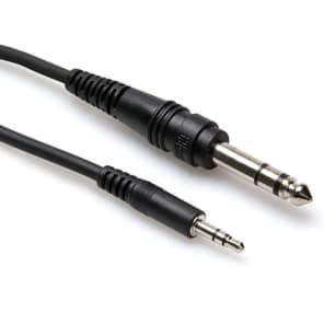Hosa CMS105 1/8" TRS to 1/4" TRS Stereo Interconnect - 5'