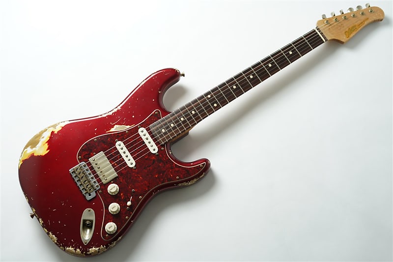 Xotic XSC-2 - Dark Candy Apple Red Heavy Aged / Alder / RM-R
