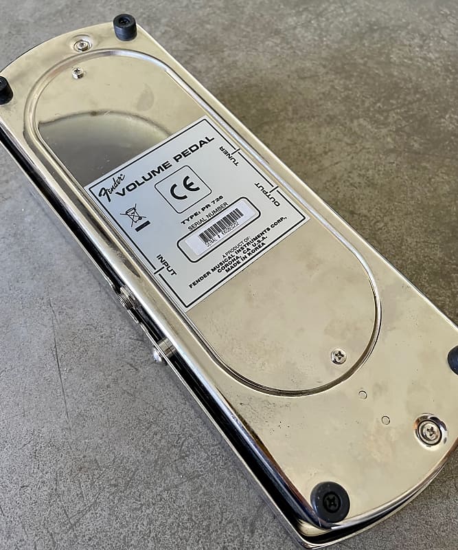Fender Volume Pedal 2008 Chrome - PR726 | Reverb UK