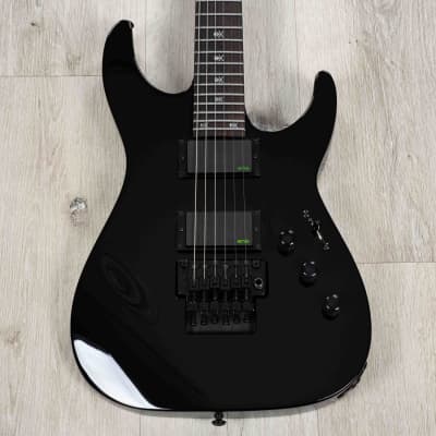 ESP LTD KH-602 Kirk Hammett Signature Guitar, Macassar Ebony Fretboard, Black image 2