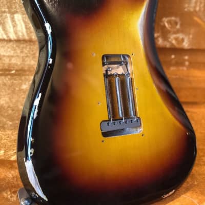 1963 Fender Custom Shop w/Flamed Neck* Stratocaster Relic 3-color sunburst "The 63" 2015 image 9