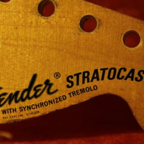 Fender Stratocaster 1971 neck 4-bolt One-Piece Maple imagen 2