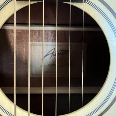 Austin |AA250SEC | Acoustic Electric | 6 String | Righthand | Cut-A-Way | AA250SEC | Orchestra | Natural Satin | Acoustic image 14