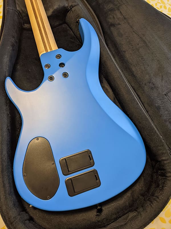 Kiesel Osiris OB4 string headless bass 2019 - Blue